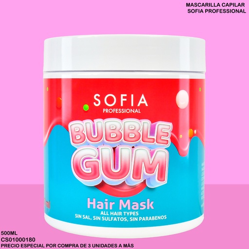 [CS01000180] TRATAMIENTO CHICLE SOFIA PROFESIONAL 500ML S112G