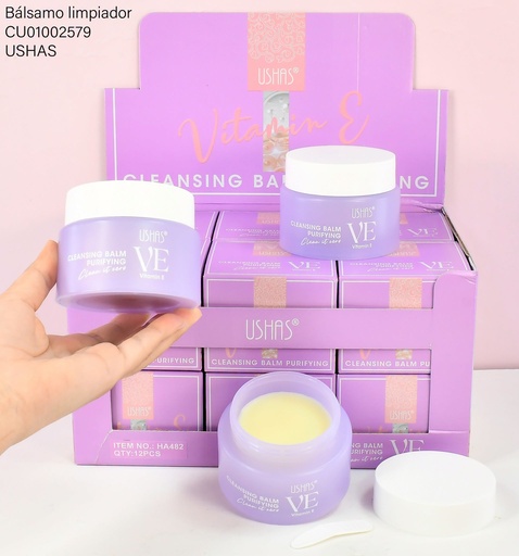 [CU01002579] BALSAMO FACIAL LIMPIADOR/PURIFICADOR VITAMIN E USHAS HA482