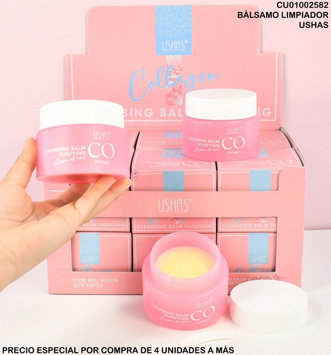 [CU01002582] BALSAMO FACIAL LIMPIADOR/PURIFICADOR COLLAGEN USHAS HA479