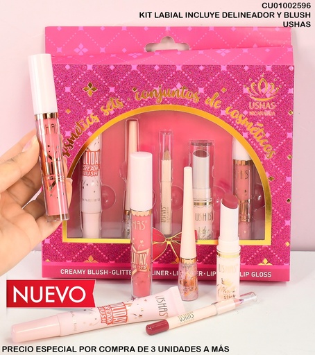 [CU01002596] KIT LABIALES USHAS NR002