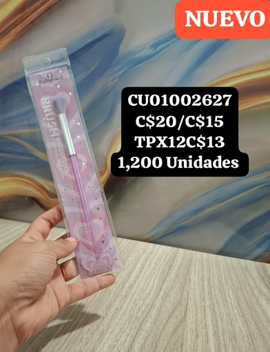 [CU01002627] BROCHA MORADA RUBY FACE LP20L