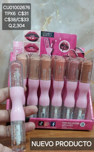 [CU01002676] LIPGLOSS DOBLE MATTE/FRESH TONOS SURTIDOS LG2588(B)
