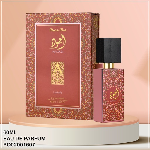 [PO02001607] PERFUME PINK TO PINK AJWAD LATTAFA UNISEX EDP 60ML