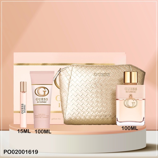 [PO02001619] SET PERFUME GUESS ICONIC 3 PCS EDP (COSMETIQUERA)