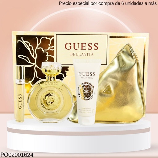 [PO02001624] SET PERFUME GUESS BELLA VITA 3 PCS  EDP (COSMETIQUERA)