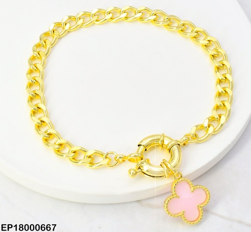[EP18000667] PULSERA TIFFANY FLOR VAN CLEEF ROSA BE369-294
