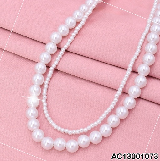 [AC13001073] CADENA DOBLE PERLAS PEQ./MED. AC5016-J81