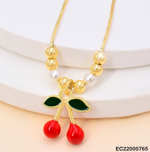[EC22000765] CADENA DOR/CEREZA/ESF. DOR/PERLAS N2018-100