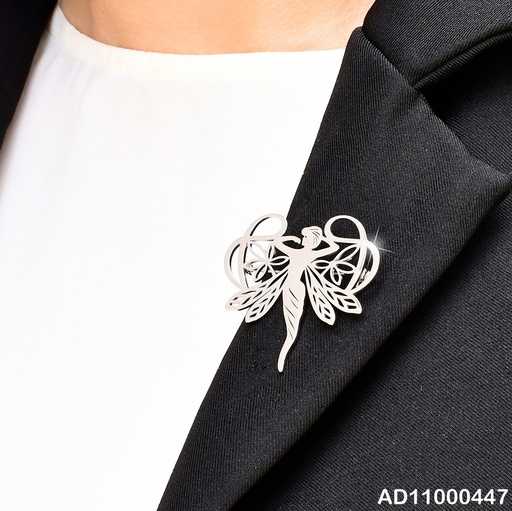 [AD11000447] BROCHE PLATEADO HADA K6024-809