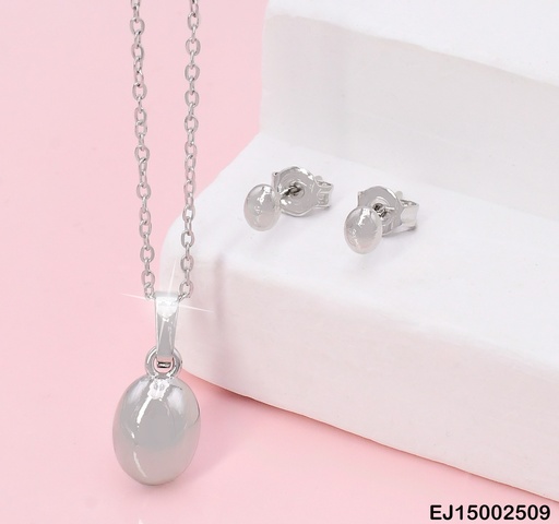 [EJ15002509] SET PLAT OVALO LISO PQ. / K7064-205