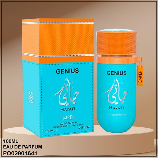 [PO02001641] PERFUME GENIUS HAYATI EMPER EDP 100ML