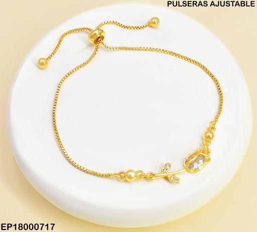 [EP18000717] PULSERA AJUSTABLE CENTRO TULIPAN BE735-332