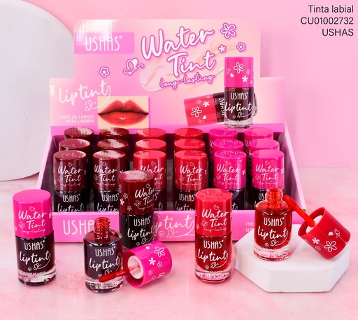 [CU01002732] TINTA LABIAL USHAS WATER TINT UC151 TONOS SURTIDOS