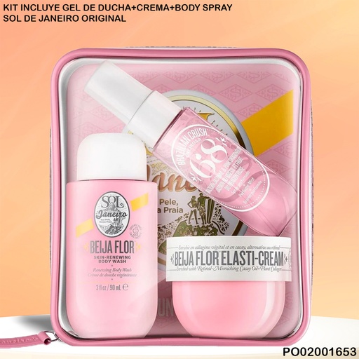 [PO02001653] SET 3 PZAS SOL DE JANEIRO´68 BEIJA FLOR 90ML/50ML/30ML