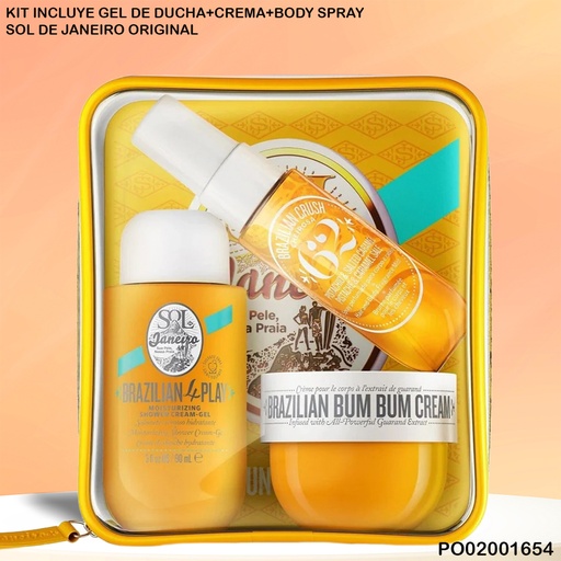 [PO02001654] SET 3 PCS SOL DE JANEIRO BUM BUM SUMMER '62 30ML/90ML/50ML