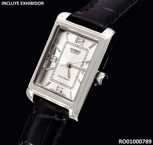 [RO01000789] RELOJ ANALOGO DAMA CASIO FONDO BLANCO KCASLTP-1234LL7A