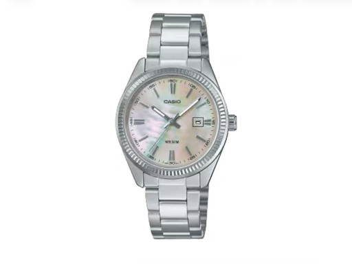 [RO01000794] RELOJ ANALOGO DAMA CASIO FONDO ROSADO TO KCASLTP-1302DS4A