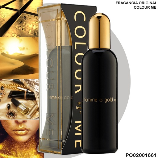 [PO02001661] PERFUME COLOUR ME GOLD FEMME EDP 100ML 01W1CFG/1