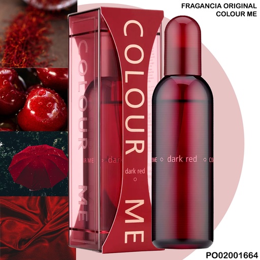 [PO02001664] PERFUME COLOUR ME DARK RED UNISEX EDP 100ML 01W1CDR