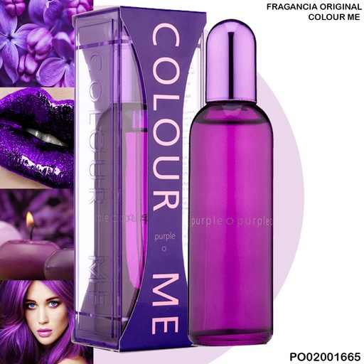 [PO02001665] PERFUME COLOUR ME PURPLE UNISEX EDP 100ML 01W1CFL/1