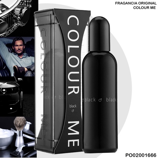 [PO02001666] PERFUME COLOUR ME BLACK MEN EDP 100ML 01W1CHG/1