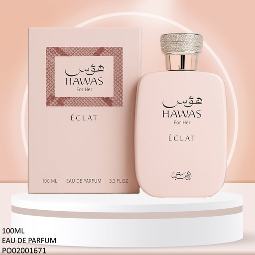 [PO02001671] PERFUME HAWAS FOR HER ECLAT EDP 100ML