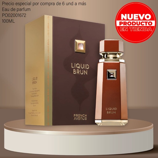 [PO02001672] PERFUME LIQUID BRUN FRENCH AVENUE EDP 100ML