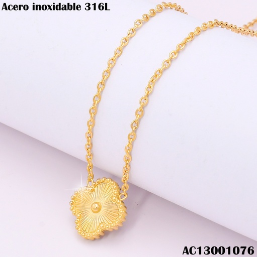 [AC13001076] CADENA VAN CLEEF 1 DIJE DORADO N1537