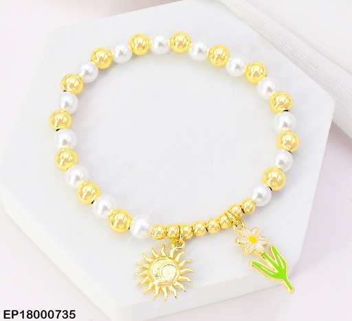[EP18000735] PULSERA PERLAS-PELOTITAS DOR BE757-294 DIJES: (TLP)