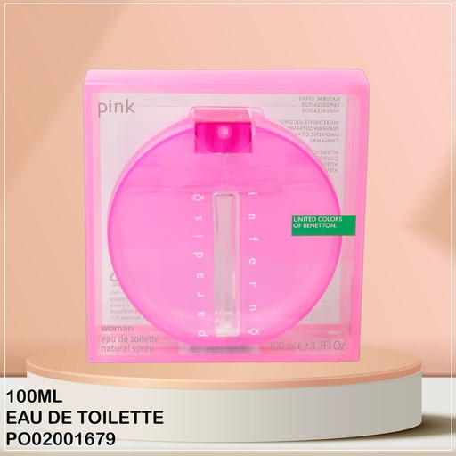 [PO02001679] PERFUME INFERNO PARADISO PINK UNITED COL. OF BENETTON 100ML