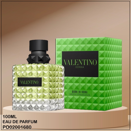 [PO02001680] PERFUME VALENTINO DONNA GREEN WOMEN STRAVAGANZA EDT 100ML