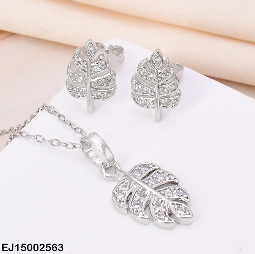 [EJ15002563] SET DOR HOJAS ZIRC. CRISTAL F8931-205