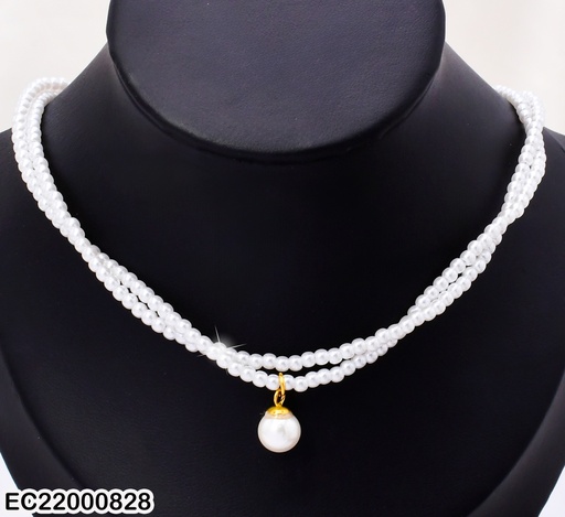 [EC22000828] CADENA DOBLE PERLITAS/PERLA CENTRO 25010-J81