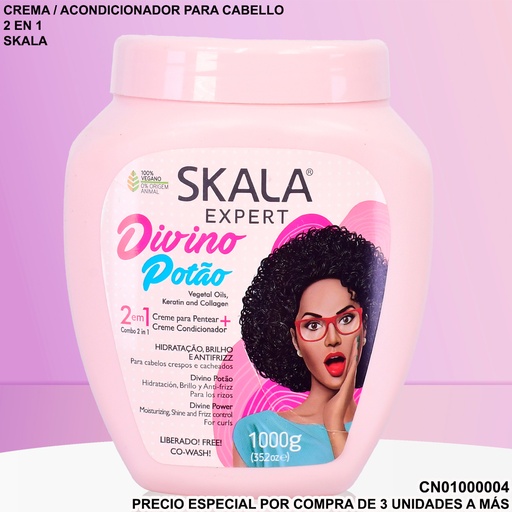 [CN01000004] CREMA SKALA DIVINO POTAO 2EN1 1000G 473