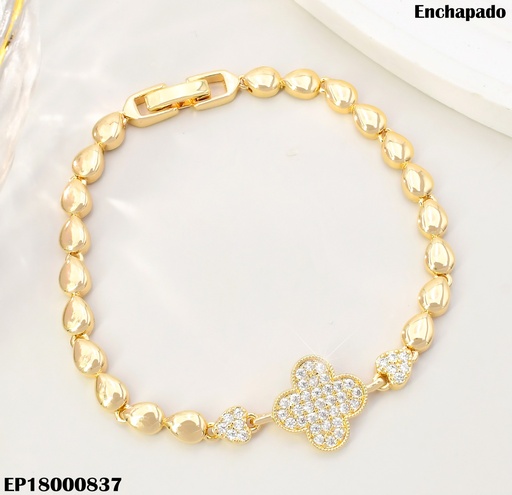 [EP18000837] PULSERA GOTAS VAN CLEEF CETRO ZIRC. BE721-318