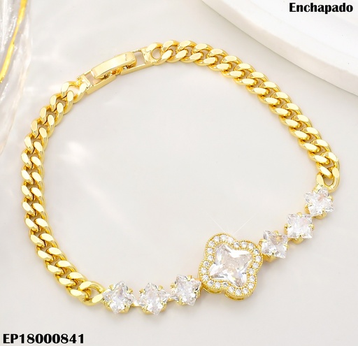 [EP18000841] PULSERA VAN CLEEF MARTI. CENTRO 6 ROMBOS BE725-318