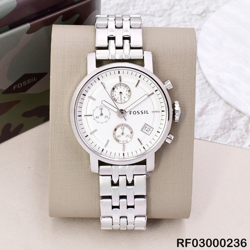 [RF03000236] RELOJ FOSSIL FAJA METALICA PLATEADA ES2198