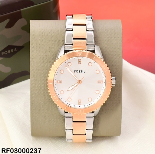 [RF03000237] RELOJ FOSSIL FAJA METALICA PLAT/ROSE GOLD BQ3887