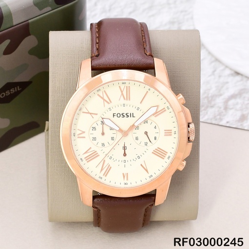 [RF03000245] RELOJ FOSSIL CABALLERO FAJA CUERO FS4991