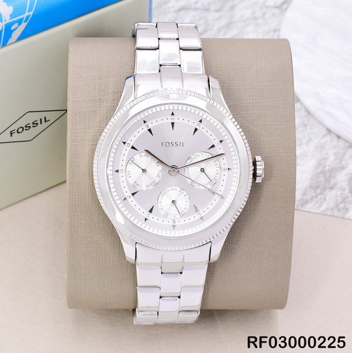 [RF03000225] RELOJ FOSSIL FAJA METALICA PLATEADA BQ3992