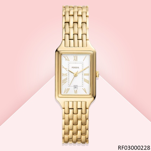 [RF03000228] RELOJ FOSSIL ANALOGO RAQUEL STD ES5220 METAL DOR