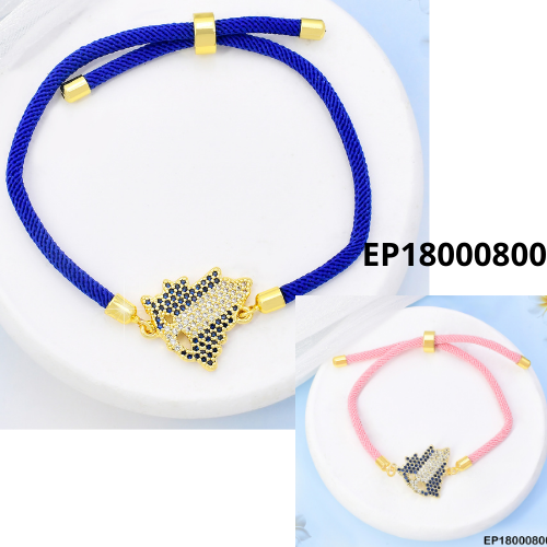 [EP18000800] PULSERA AJUSTABLE /MAPA DE NICARAGUA ZIRC/K3873-212