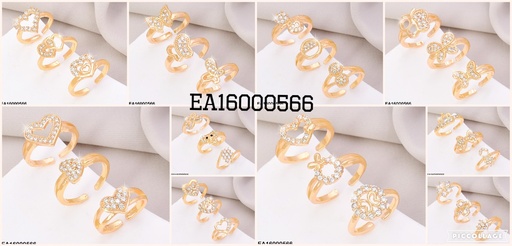 [EA16000566] ANILLO MIDI DISEÑOS SURTIDOS 006A3323-315