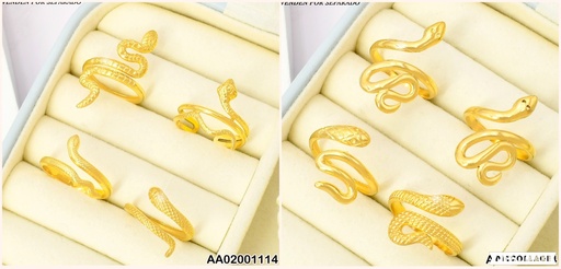 [AA02001114] ANILLO SERPIENTE DISEÑOS SURTIDOS 006K7985-439