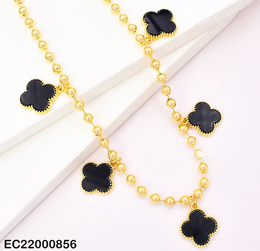 [EC22000856] CADENA PELOTITAS (5) VAN CLEEF NEGROS CE334-9