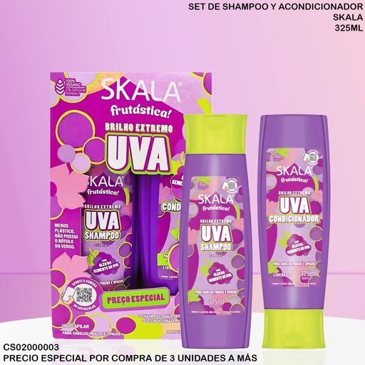 [CS02000003] SET SKALA FRUTASTICA UVA 325ML