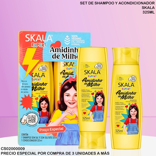 [CS02000009] SET SKALA EXPERT AMIDINHO DE MILHO 325ML