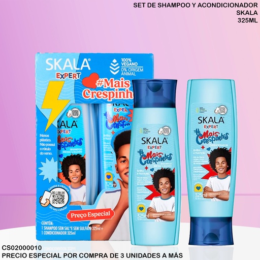 [CS02000010] SET SKALA EXPERT MAIS CRESPINHOS 325ML