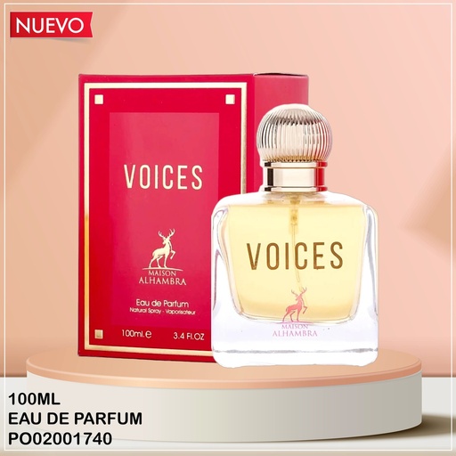 [PO02001740] PERFUME VOICES FEMME MAISON ALHAMBRA EDP 100ML