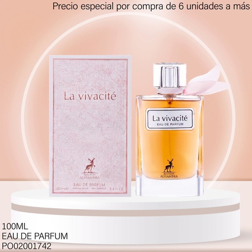 [PO02001742] PERFUME LA VIVACITÉ MAISON ALHAMBRA EDP 100ML